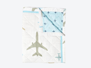 Masilo Organic Cotton Quilt - Peekaboo Panda Baby Blanket