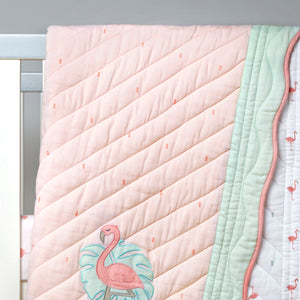 Masilo Organic Cotton Quilt - MBQUI FLAMINGO