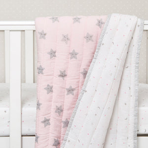 Masilo Organic Cotton Quilt - Peekaboo Panda Baby Blanket