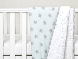 Masilo Organic Cotton Quilt - Peekaboo Panda Baby Blanket