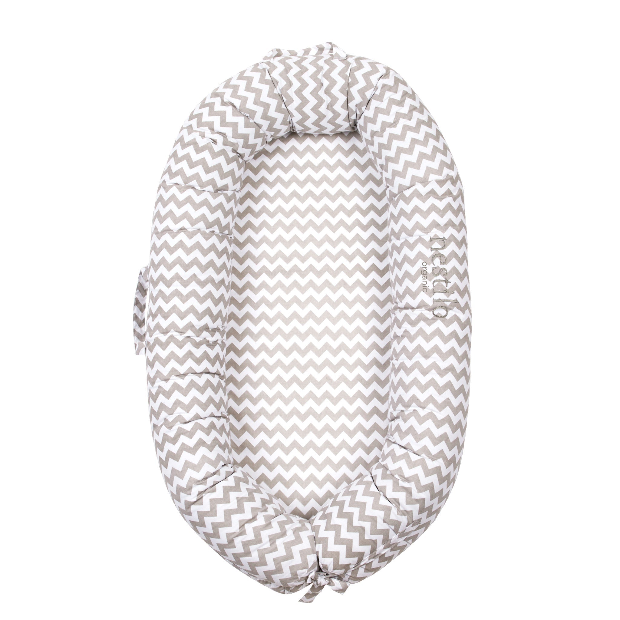 Masilo Organic Nestilo – Chevron (Grey) - Baby Nest
