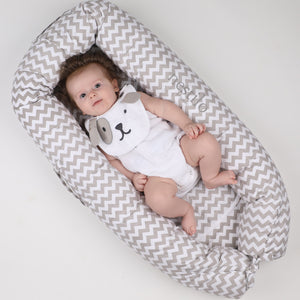 Masilo Organic Nestilo – Chevron (Grey) - Baby Nest