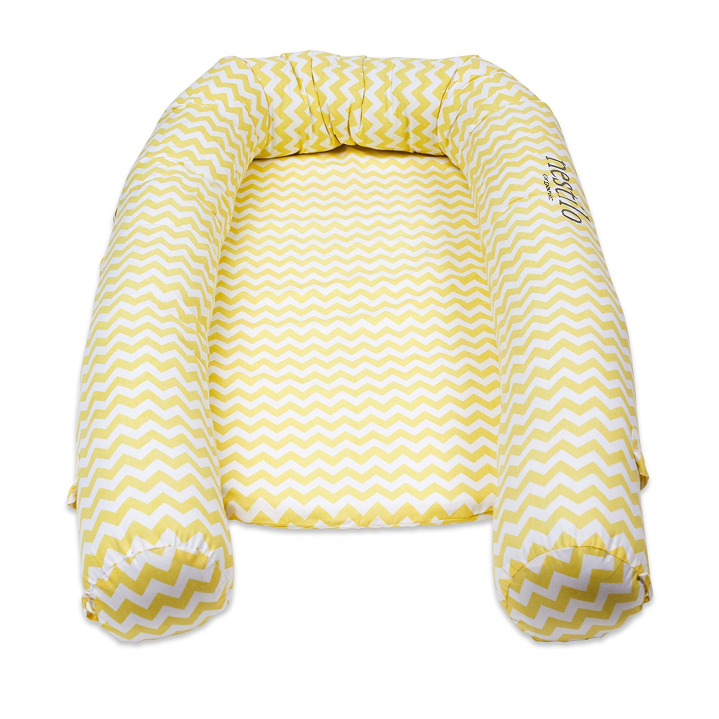 Masilo Organic Nestilo – Chevron Sunshine - Baby Nest