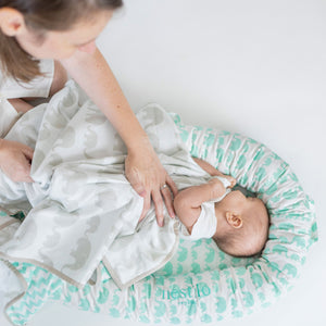 Masilo Organic Nestilo – Elephant Parade - Baby Nest