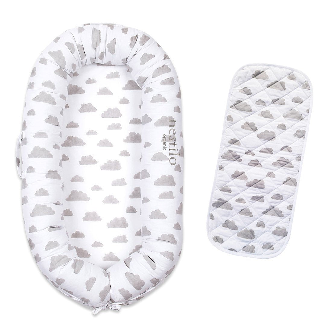 Masilo Organic Nestilo – Grey Clouds - Baby Nest