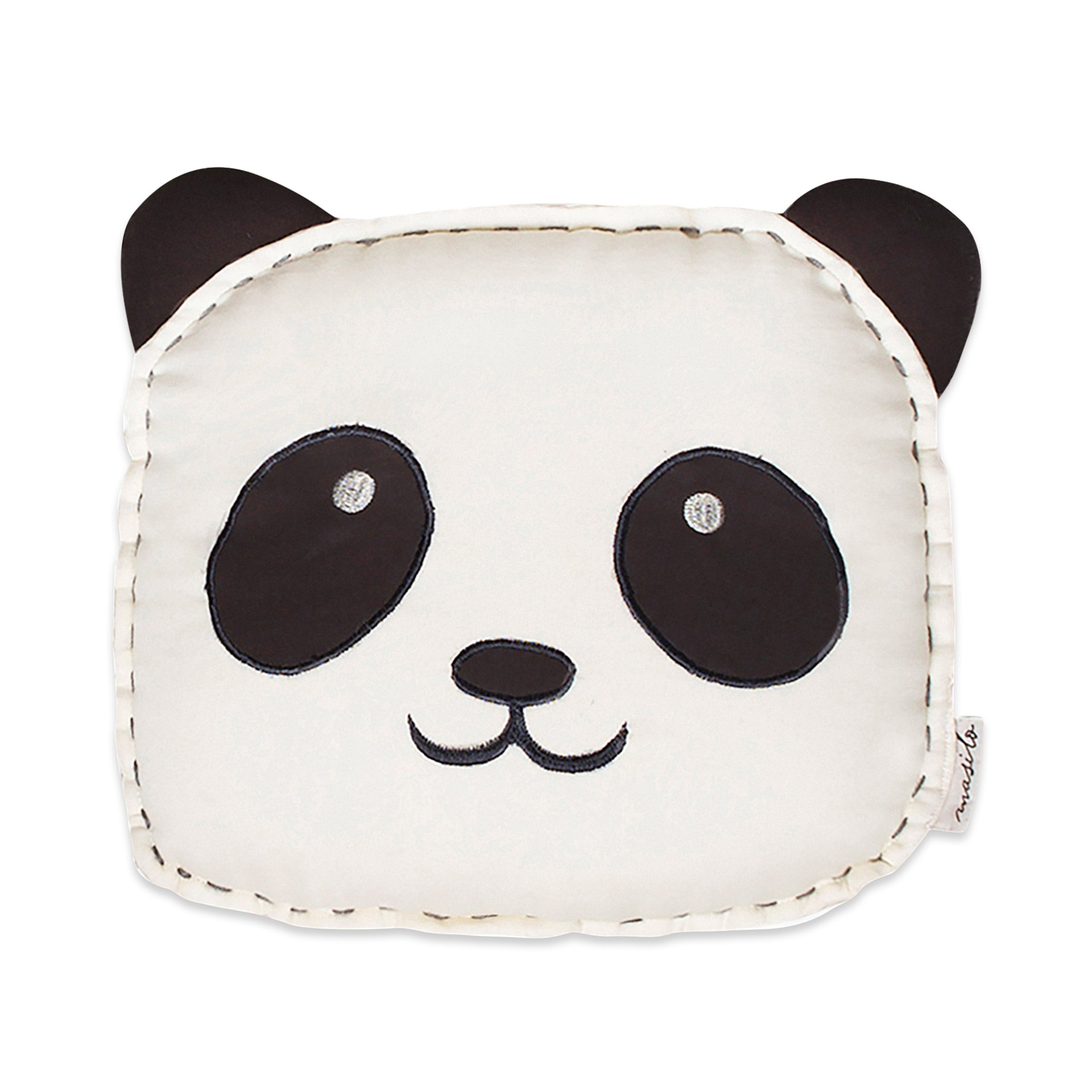 Masilo Organic Shape Cushion - Peekaboo Panda - Cushion Pillow