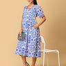 Masquerade Magic Embroidered Maternity and Nursing Dress - DRS - SD - MSQM - S