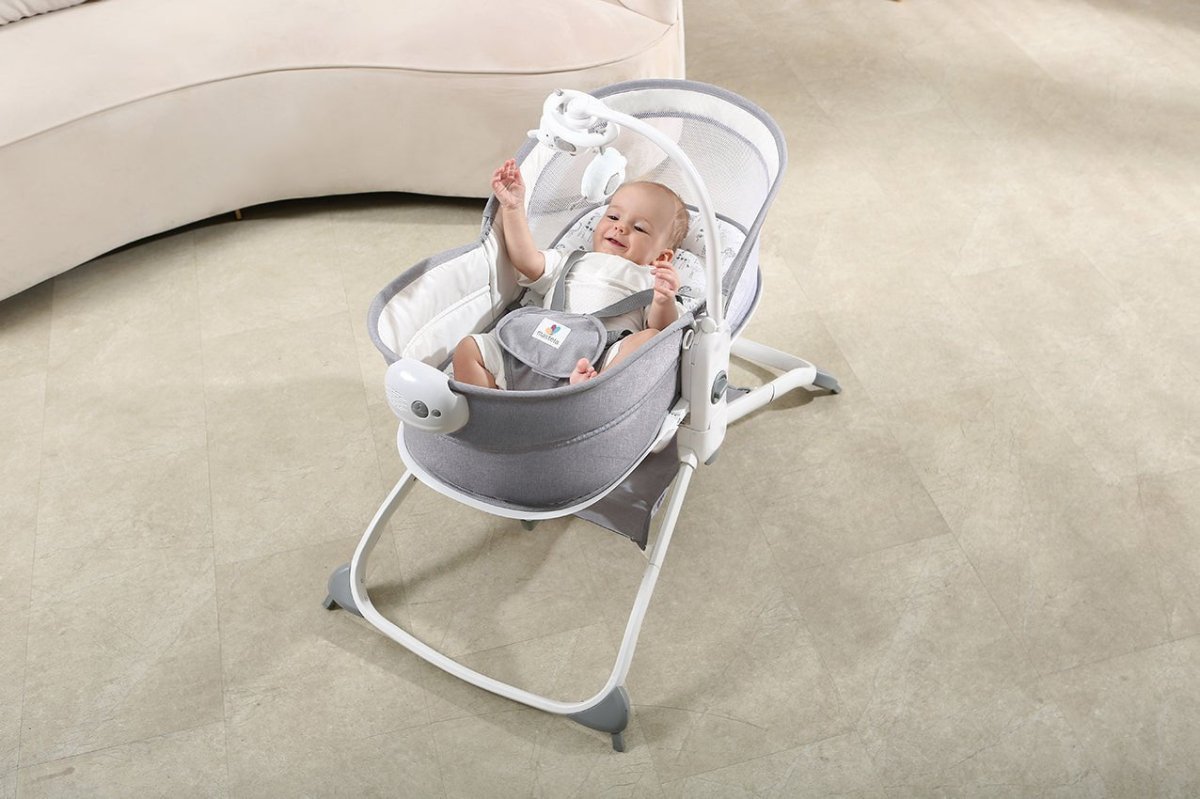 Mastela 6 In 1 Multi-Function Bassinet- Grey - 8463