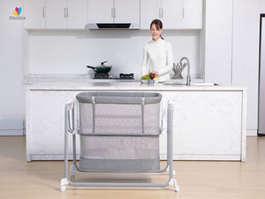 Mastela Aero Zenith Bassinet 0-36M | The Mom Store - Grey Bassinet