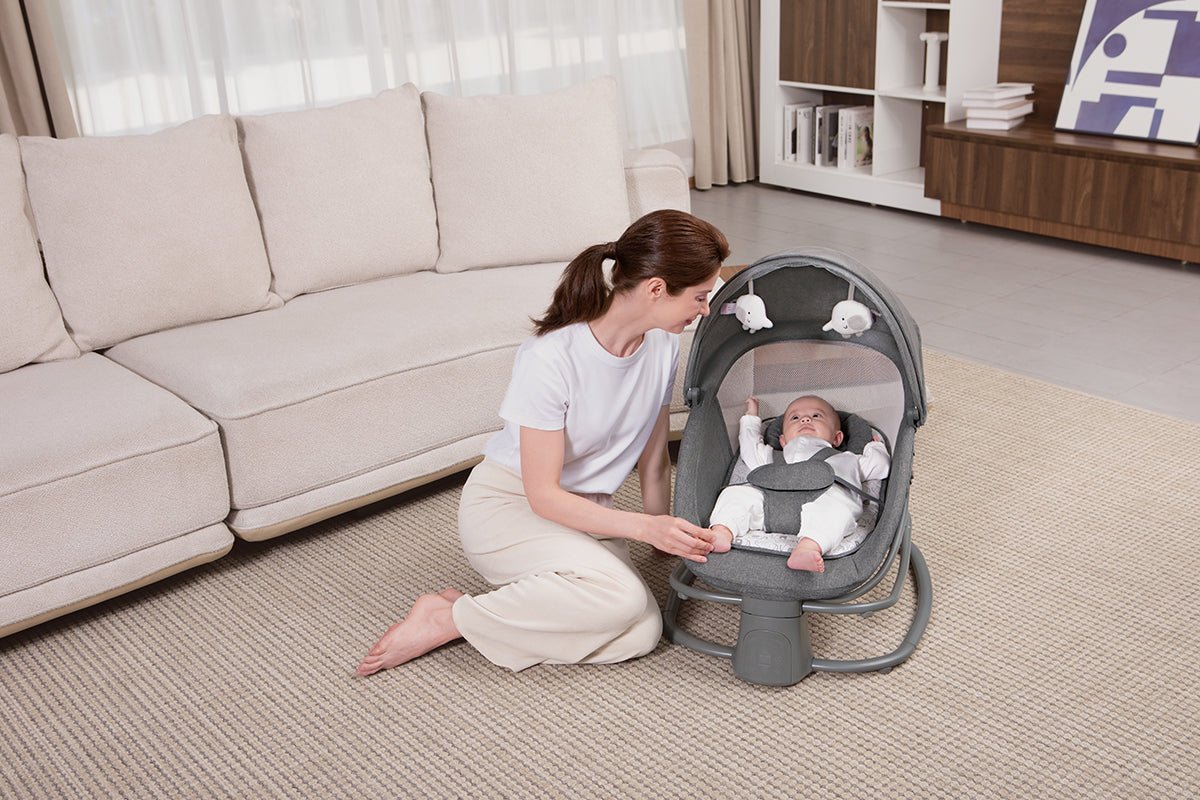 Mastela - Swings - Mastela Baby Deluxe 4 in 1 Swing & Rocker Birth+ to 36M - 8087