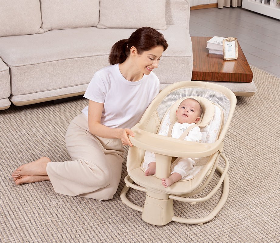 Mastela - Swings - Mastela Baby Deluxe 4 in 1 Swing & Rocker Birth+ to 36M - 8081