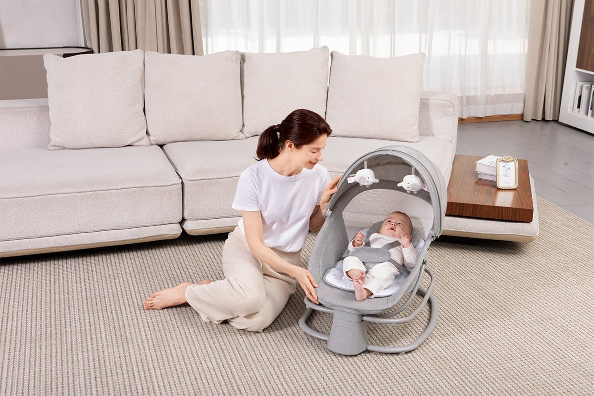 Mastela - Swings - Mastela Baby Deluxe 4 in 1 Swing & Rocker Birth+ to 36M - 8085