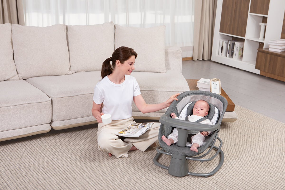 Mastela - Swings - Mastela Baby Deluxe 4 in 1 Swing & Rocker Birth+ to 36M - 8087