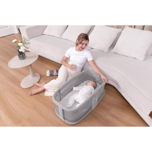Mastela Bassinet Dream Starlight Bedside Bassinet Dark Grey Birth+ to 12M - 3378