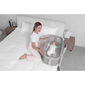 Mastela Bassinet Dream Starlight Bedside Bassinet Dark Grey Birth+ to 12M - 3378