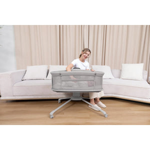 Mastela Bassinet Dream Starlight Bedside Bassinet Dark Grey Birth+ to 12M - 3378