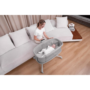 Mastela Bassinet Dream Starlight Bedside Bassinet Dark Grey Birth+ to 12M - 3378