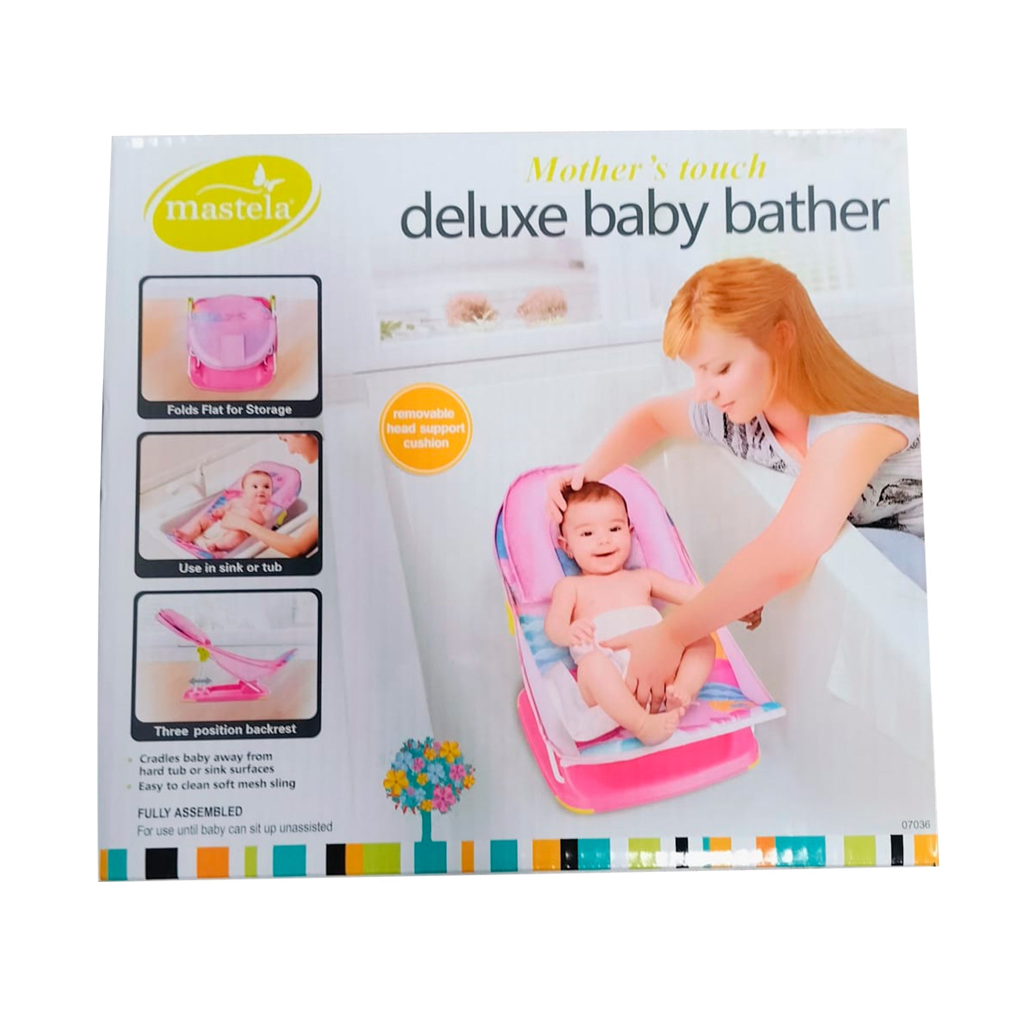 Mastela Bather Deluxe Baby Bather Teal Birth+ to 6M - 7036