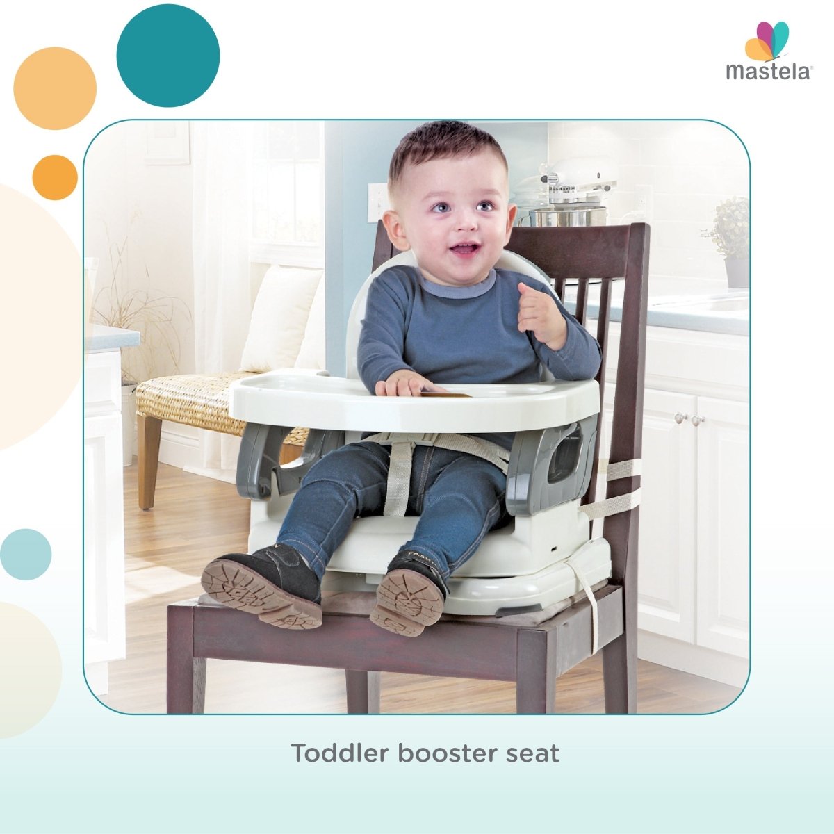 Mastela Booster to Toddler Seat - Grey - 7110