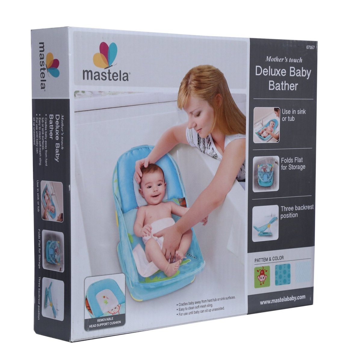 Mastela Deluxe Baby Bather - Blue - 7167