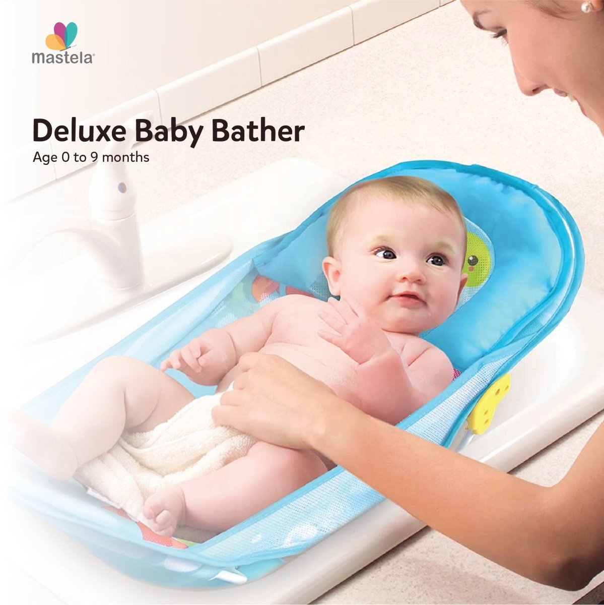 Mastela Deluxe Baby Bather - Sky Blue - 7163