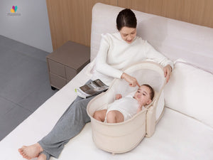 Mastela Infin iOrbit Cradle 0-24M | The Mom Store - Bronze Cradle