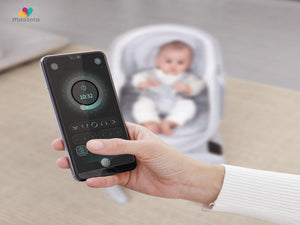 Mastela Infin iOrbit Cradle 0-24M | The Mom Store - Light Grey Cradle