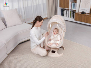 Mastela Infini Orbit Cradle 0-36M | The Mom Store - Bronze Cradle
