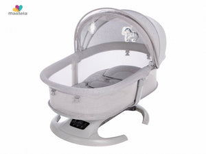 Mastela Infini Orbit Cradle 0-36M | The Mom Store - Light Grey Cradle