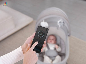 Mastela Infini Orbit Cradle 0-36M | The Mom Store - Light Grey Cradle