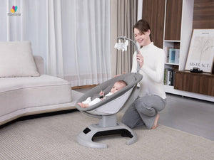 Mastela Lullaby Orbit Cradle 0-12M | The Mom Store - Grey Cradle