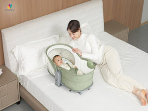Mastela Orbelle Multi-Role Cradle Green 0-6M | The Mom Store - Green Cradle