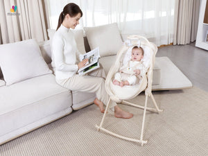 Mastela Orbelle Multi-Role Cradle Green 0-6M | The Mom Store - Beige Cradle