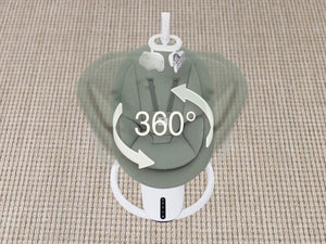 Mastela Orbo Dream 360 Cradle Rocker 0-6M | The Mom Store - Green Cradle