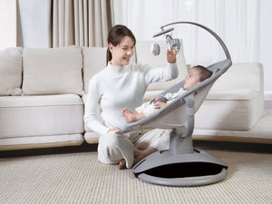 Mastela Orbo Dream 360 Cradle Rocker 0-6M | The Mom Store - Grey Cradle