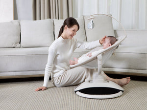 Mastela Orbo Dream 360 Cradle Rocker 0-6M | The Mom Store - Beige Cradle