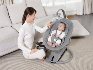Mastela Orbo Dream 360 Cradle Rocker 0-6M | The Mom Store - Grey Cradle