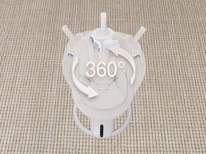 Mastela Orbo Dream 360 Cradle Rocker 0-6M | The Mom Store - Beige Cradle
