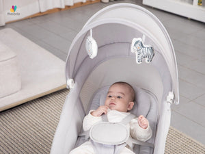 Mastela Ori Euphoria 3D Swing 0-24M | The Mom Store - Light Grey Baby Swing