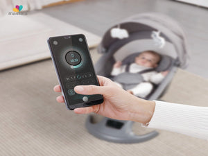 Mastela Ori Euphoria 3D Swing 0-24M | The Mom Store - Grey Baby Swing