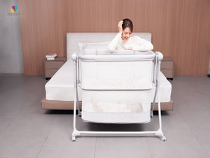 Mastela Sense Balance Bassinet 0-12M | The Mom Store - Light Grey Bassinet