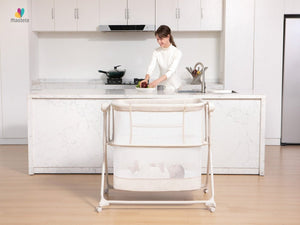Mastela Sense Balance Bassinet 0-12M | The Mom Store - Beige Bassinet