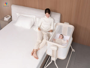 Mastela Sense Balance Bassinet 0-12M | The Mom Store - Beige Bassinet