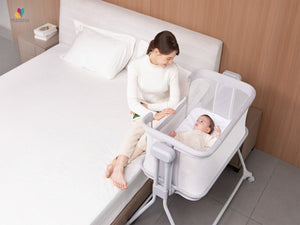 Mastela Sense Balance Bassinet 0-12M | The Mom Store - Light Grey Bassinet
