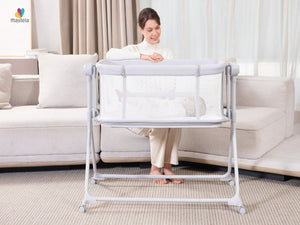 Mastela Sense Balance Bassinet 0-12M | The Mom Store - Light Grey Bassinet