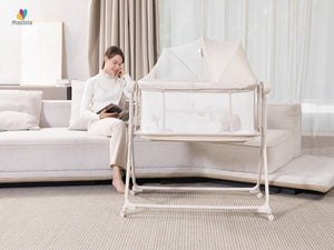 Mastela Sense Balance Bassinet 0-12M | The Mom Store - Beige Bassinet