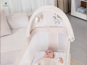 Mastela Sense Balance Bassinet 0-12M | The Mom Store - Beige Bassinet