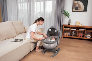Mastela Swing H multi - motion baby cradel Dark Grey Birth to 36M - 8405