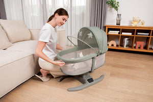 Mastela Swing H multi - motion baby cradle Green Birth to 36M - 8401