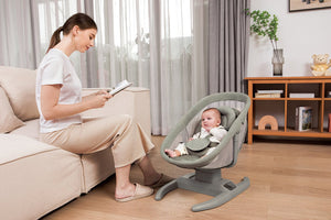 Mastela Swing H multi - motion baby cradle Green Birth to 36M - 8401